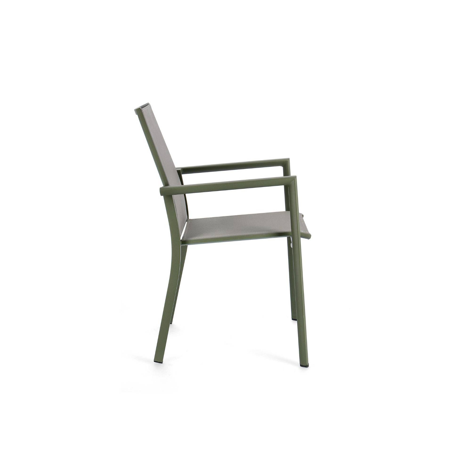 Autre - Chaises de jardin colorées en aluminium (lot de 4) - CASSIS - Imagen 5