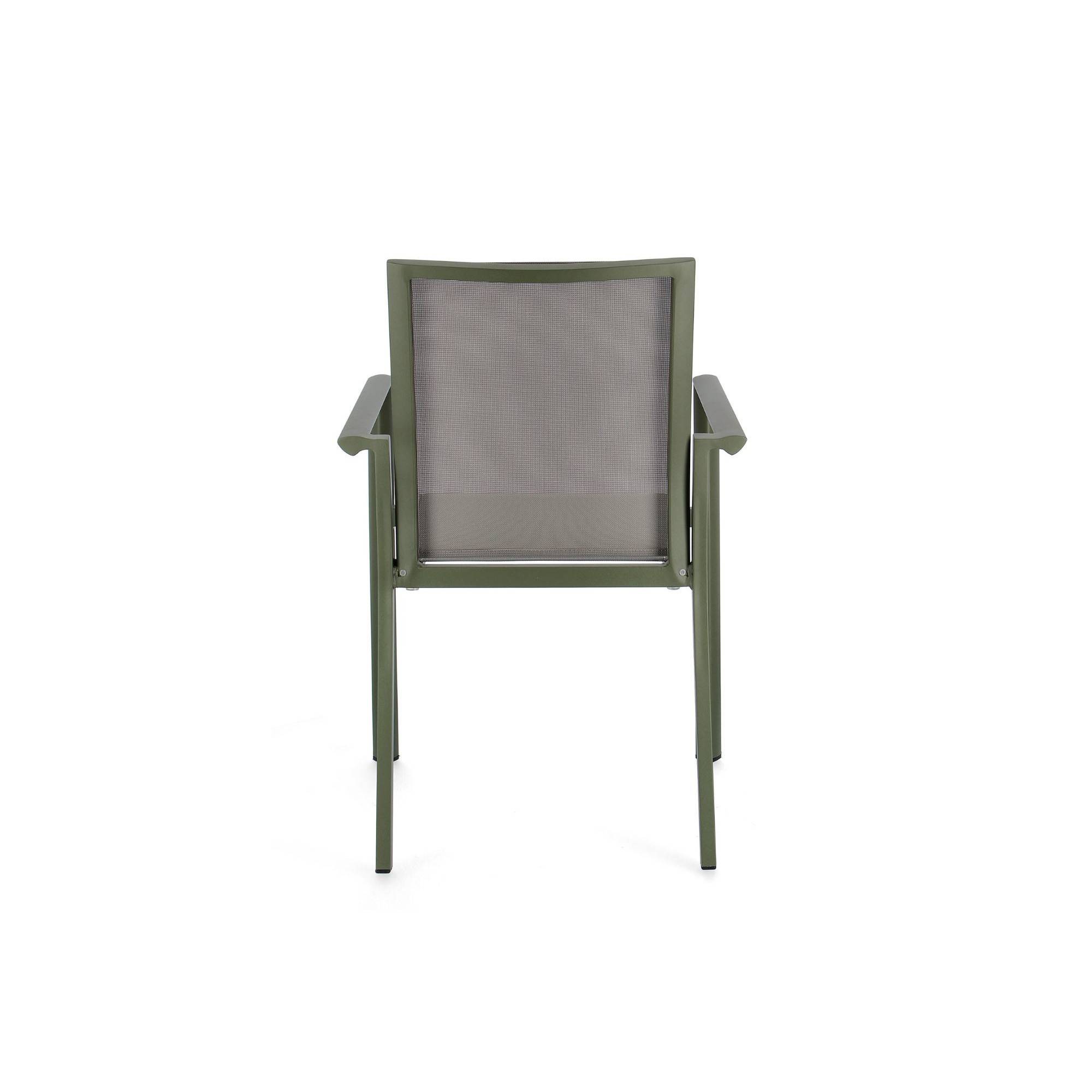 Autre - Chaises de jardin colorées en aluminium (lot de 4) - CASSIS - Imagen 6