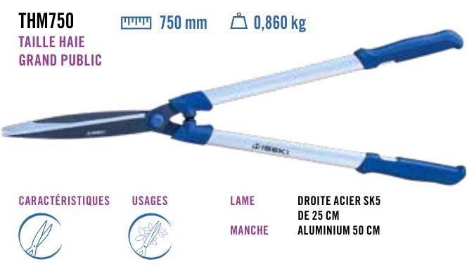 Iseki - Taille-Haie ISEKI - THM750 long. 750 mm à usage semi-pro - Image 3