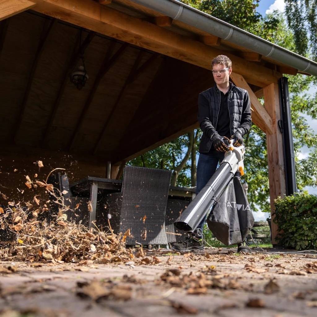 Souffleur aspirateur broyeur électrique - 3300W - sac 40L - 6 vitesses - Image 2