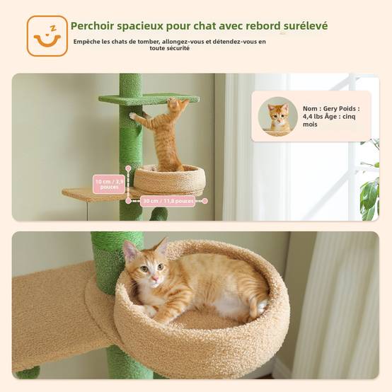 Arbre à Chat Cactus du Sol au Plafond 205-255 cm PAWZ Road - Image 4