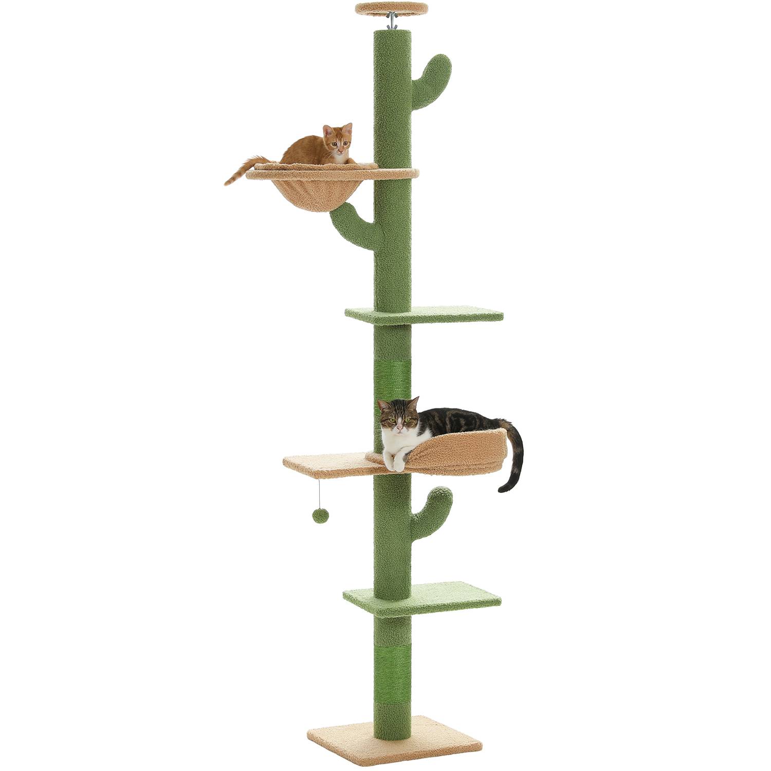 Arbre à Chat Cactus du Sol au Plafond 205-255 cm PAWZ Road
