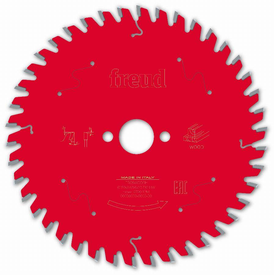 Lame pour scie circulaire portative FREUD - Ø150 2,4/1,6 AL20 Z42 BA 5° - F03FS09672 -FR05W003H - Imagen 2