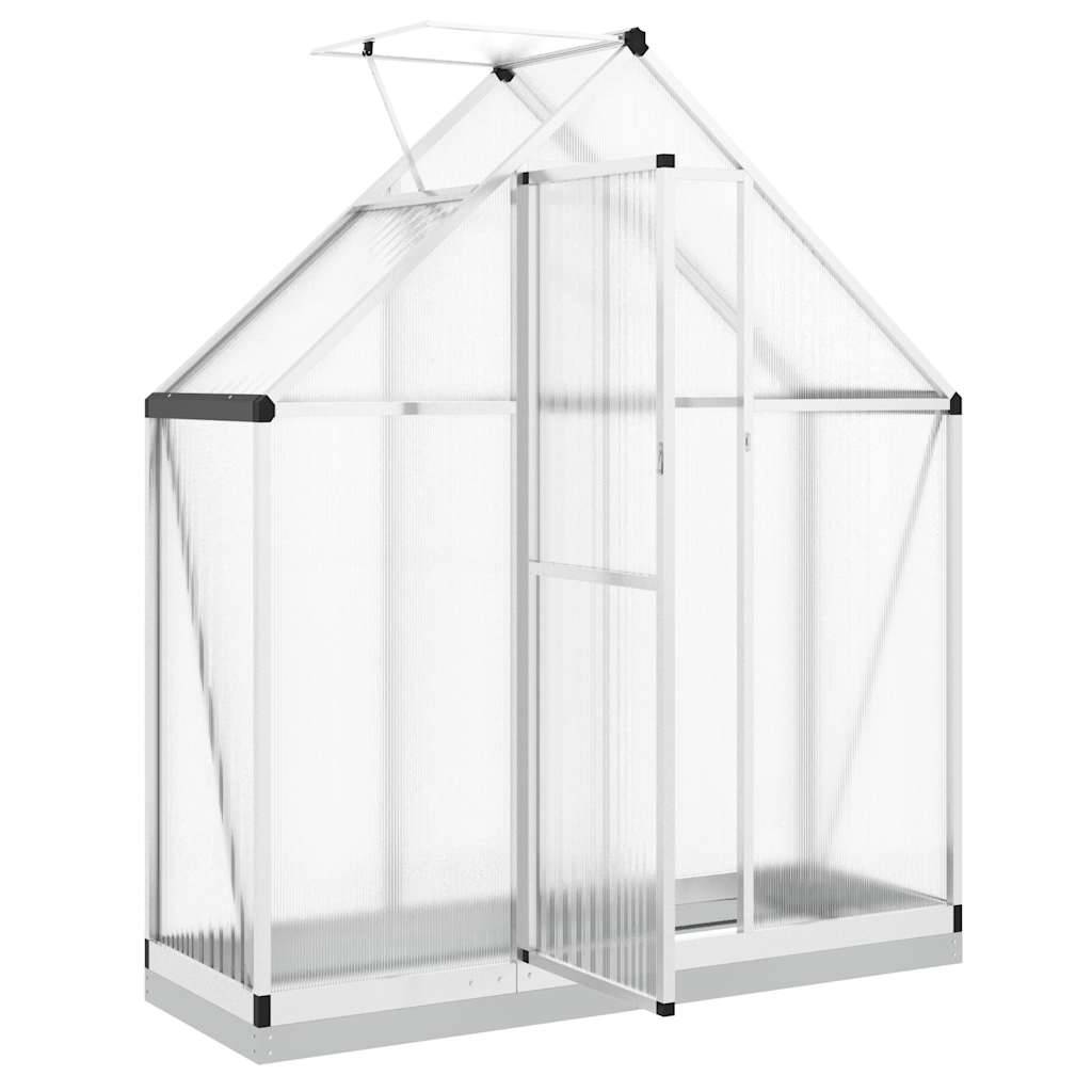 Maison Chic - Serre de jardin 0.98m² - Serre de culture avec cadre de base argenté 169x58x202 cm aluminium MAISON CHIC - Image 6