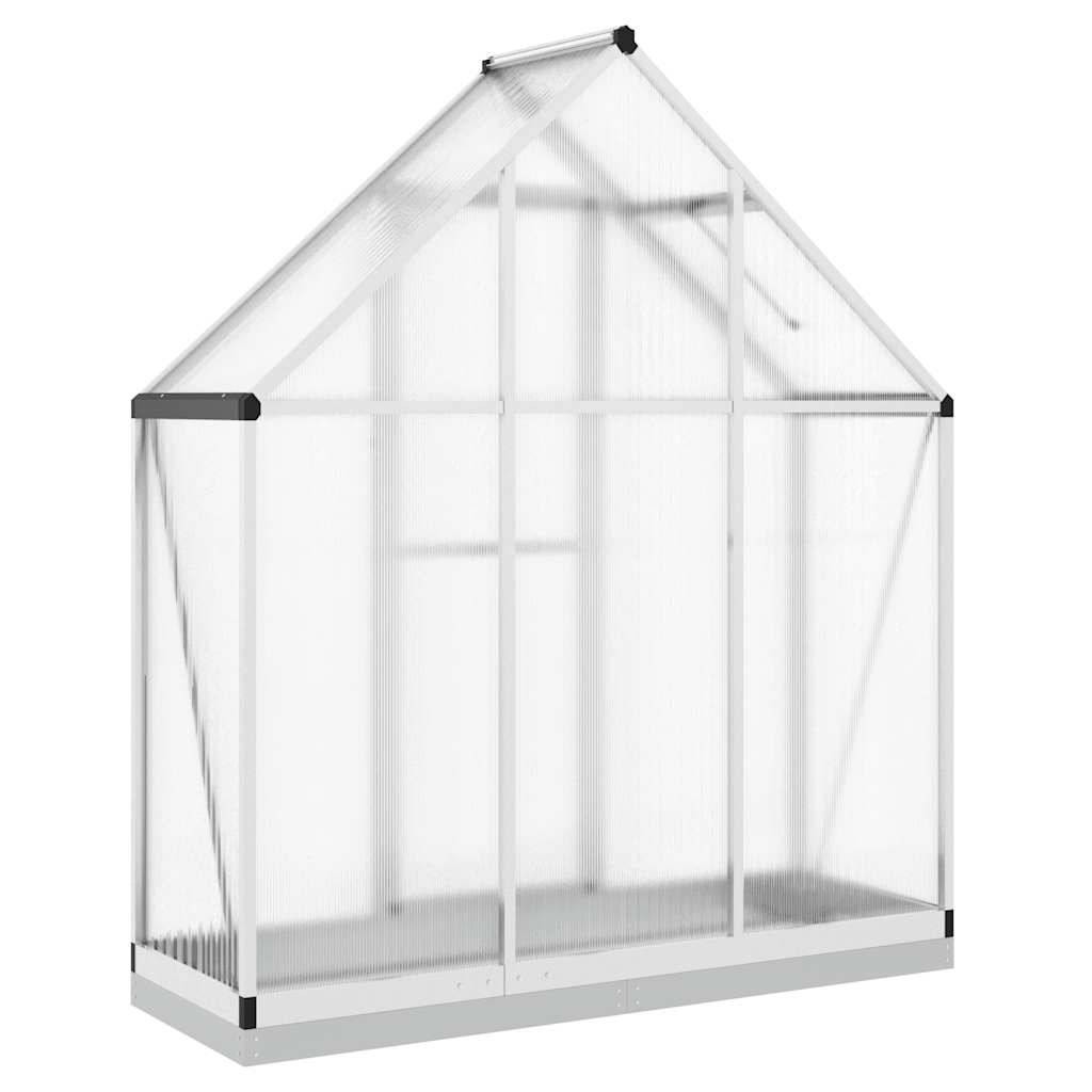 Maison Chic - Serre de jardin 0.98m² - Serre de culture avec cadre de base argenté 169x58x202 cm aluminium MAISON CHIC - Image 5