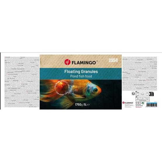 Nourriture pour poissons d'étang Flamingo, Granulés 5 L (1,75 kg) - Image 3