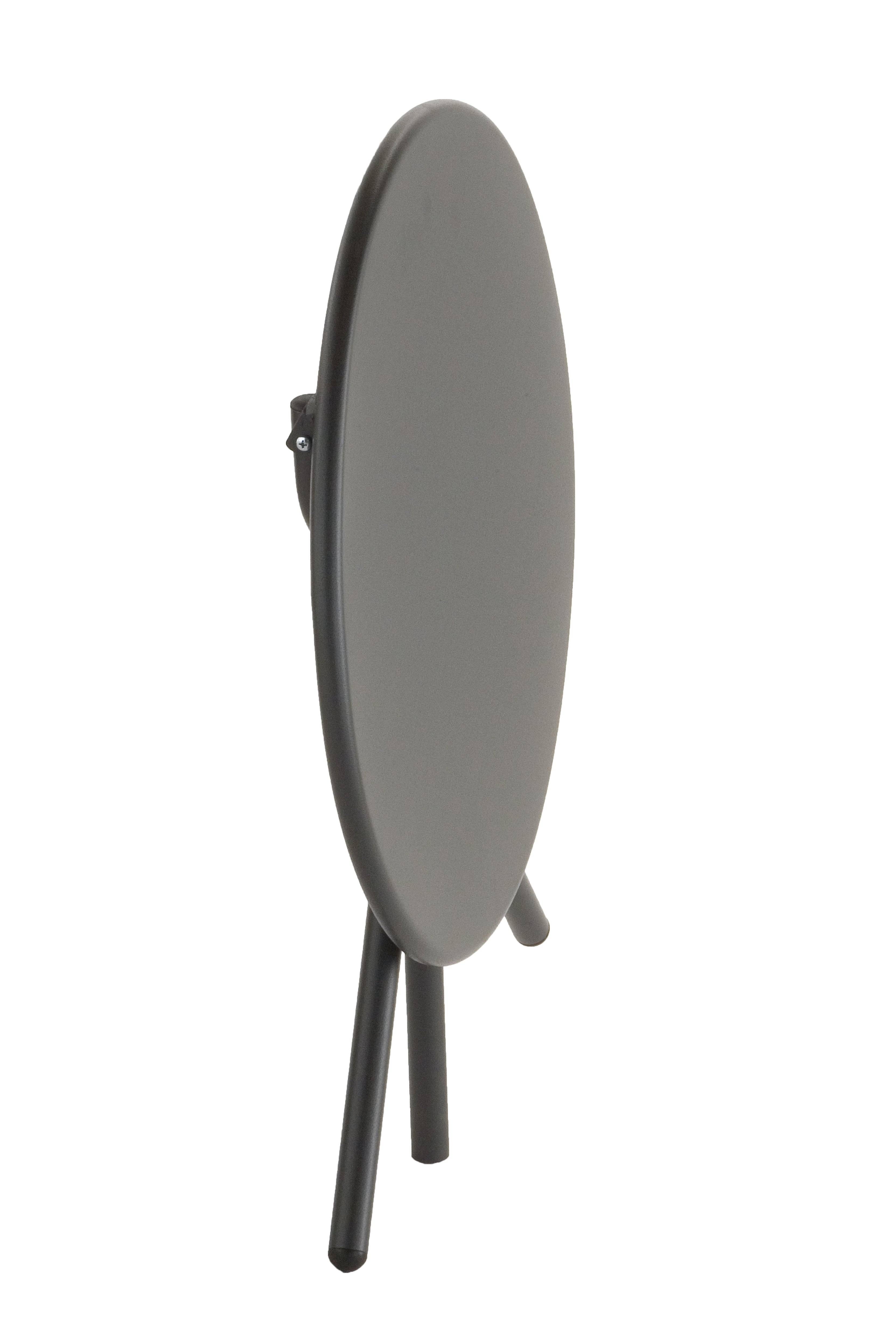 Fiam - Table Basse TRIS Aluminium ANTHRACITE Ø55x46,5 cm FIAM - Imagen 3