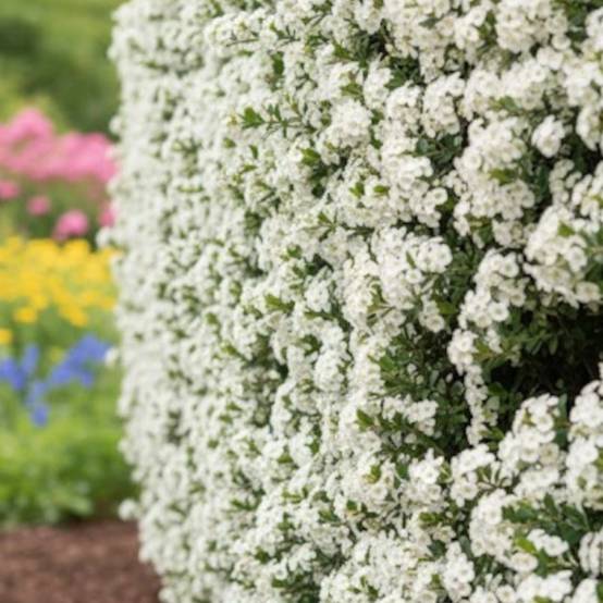 Buisson ardent Mohave, Pyracantha à fleurs Blanche - feuillage Persistant - Pot de 1,5L - 20/50 cm- hauteur à maturité De 1,50 m à 2,00 m - Image 5