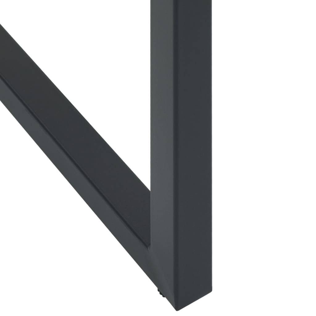 Tabourets de bar noir acier enduit de poudre 38 x 38 x 80 cm (lot de 2) - PANGIVO - Image 9