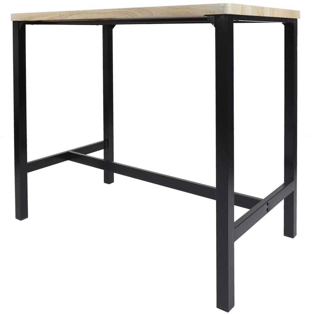 The Home Deco Factory - Ensemble table mange debout avec 4 tabourets Loka - Image 4