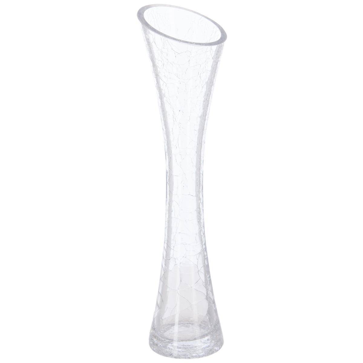 Atmosphera - Soliflore verre craquelé H30cm - Atmosphera Créateur d'intérieur - Image 1