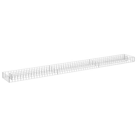 ComfortXL - Grande Bordure Gabion Basse Acier Galvanisé 270x30x10 cm – ComfortXL Outdoor Living - Image 2