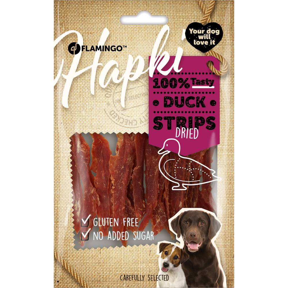 Friandises Hapki Lanières Canard 85 g pour chien - Imagen 1