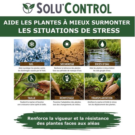 Tout pour les nuisibles - Végé'Reprise 250 mL - Biostimulant concentré aux acides aminés, algues et oligo-éléments Solu'Control - Fabriqué en France - UAB - Image 3