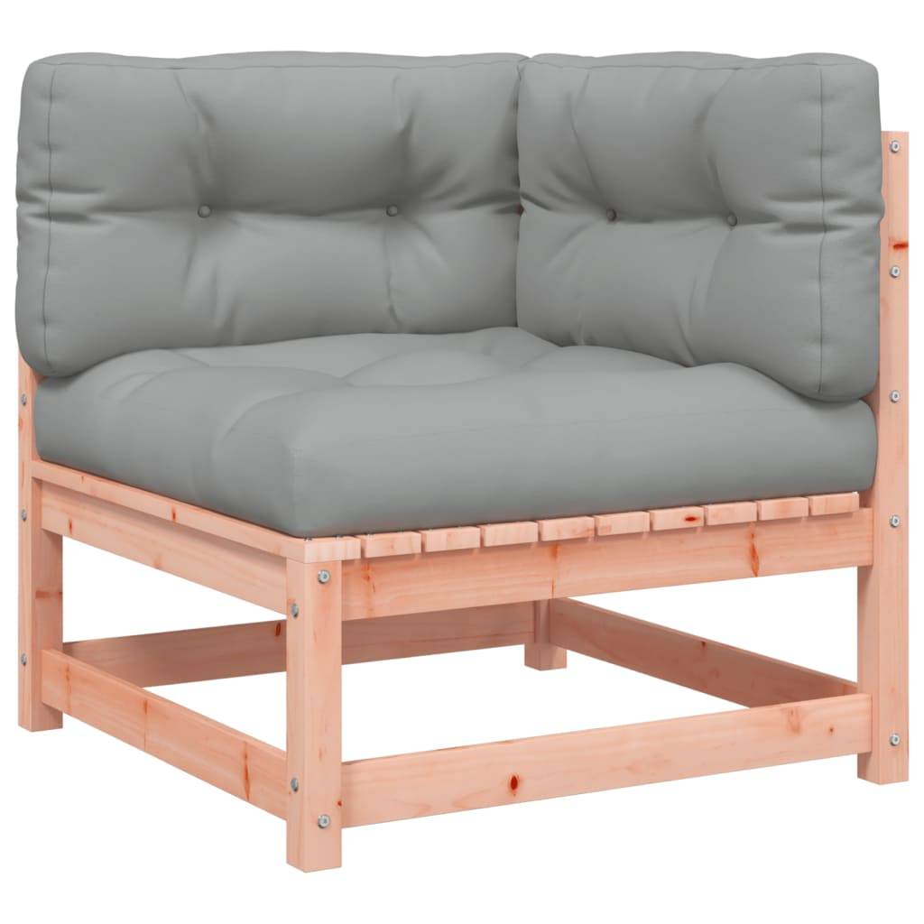 Canapé d'angle de jardin | Canapé D'extérieur | Sofa De Jardin avec coussins et repose-pieds Maison Chic - Image 6