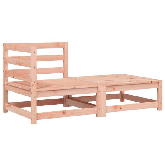 Canapé d'angle de jardin | Canapé D'extérieur | Sofa De Jardin avec coussins et repose-pieds Maison Chic - Image 4