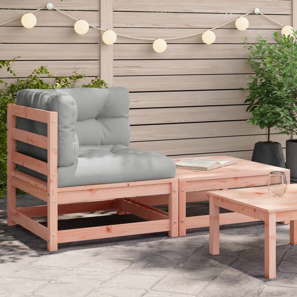 Canapé d'angle de jardin | Canapé D'extérieur | Sofa De Jardin avec coussins et repose-pieds Maison Chic - Image 2