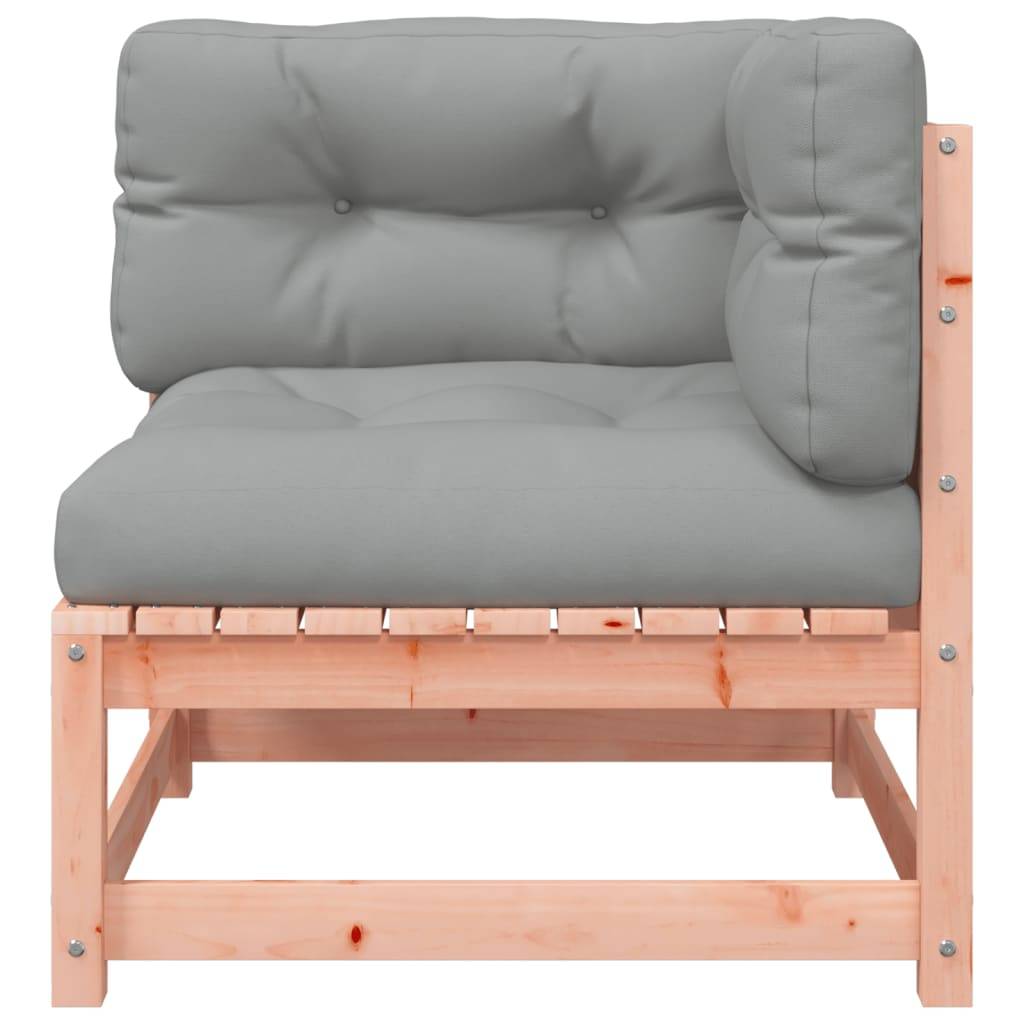 Canapé d'angle de jardin | Canapé D'extérieur | Sofa De Jardin avec coussins et repose-pieds Maison Chic - Image 7