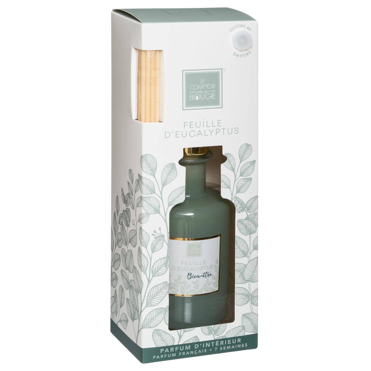 Atmosphera - Diffuseur de parfum Maël 200ml verre eucalyptus - Atmosphera Créateur d'intérieur - Imagen 3