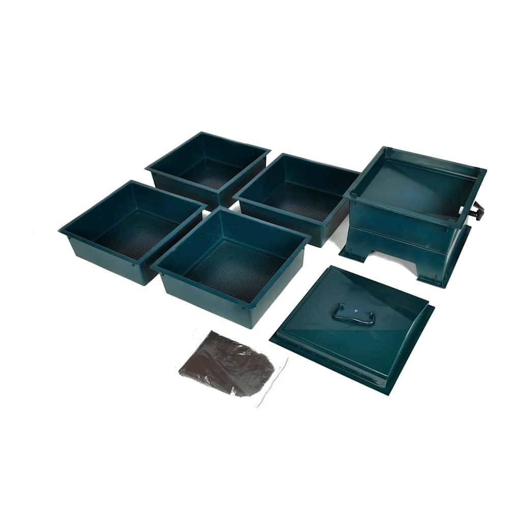 PANGIVO - Lombricomposteur plastique PEHD vert 42 x 42 x 60 cm - PANGIVO - Image 3