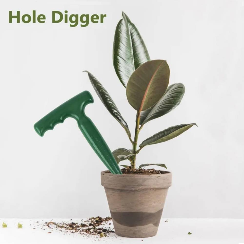 Outils de semis-Kit de 5 outils de jardinage manuels – Distributeur de graines et accessoires de plantation – Épandeur ergonomique – Living123 - Image 5