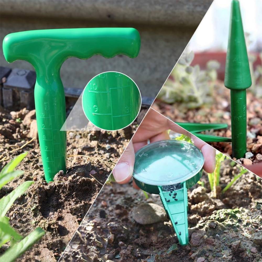 Outils de semis-Kit de 5 outils de jardinage manuels – Distributeur de graines et accessoires de plantation – Épandeur ergonomique – Living123 - Image 2