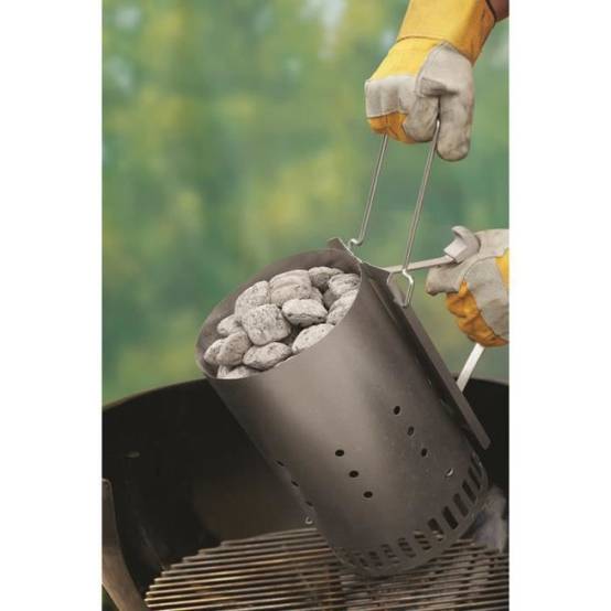 Cheminée d'allumage pour barbecue a charbon - WEBER - Rapidfire - Poids 2,18 kg - Dimensions 32x19x30,5 cm - Image 3
