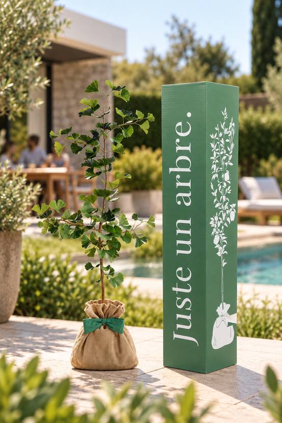 Juste Un Arbre - JUSTE UN ARBRE. – Ginkgo biloba 'Arbre aux quarante écus' | Cadeau symbolique pour naissance, mariage, anniversaire – Arbre résilient, adapté aux… - Image 2