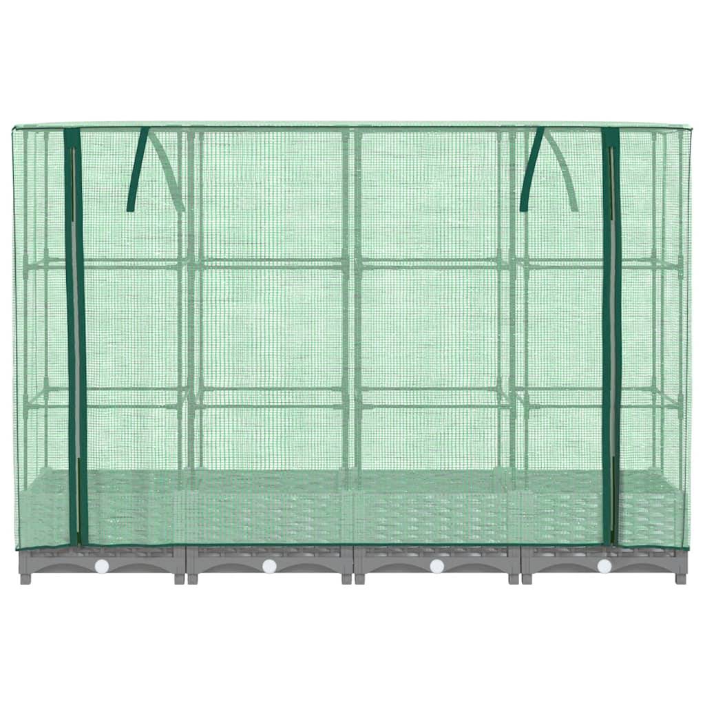 Prolenta Premium - Jardinière polypropylène gris 160 x 40 x 23 cm - Prolenta premium p364.5 - Image 4