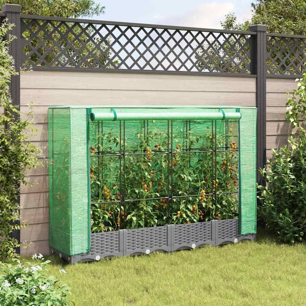 Prolenta Premium - Jardinière polypropylène gris 160 x 40 x 23 cm - Prolenta premium p364.5 - Image 3