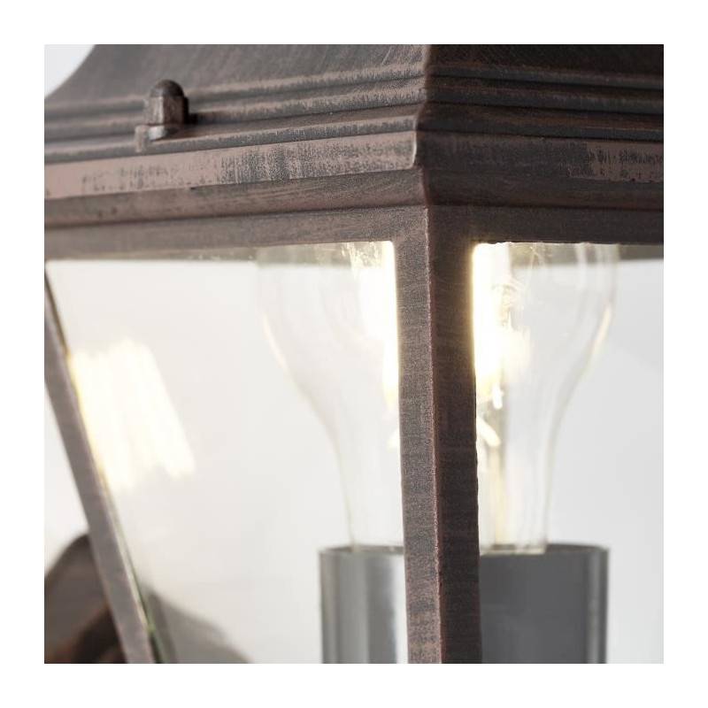 Brilliant - Brilliant Applique Extérieure Montante Nissie Rouille E27 1x60w - Imagen 3