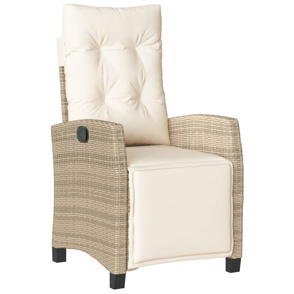 Prolenta Premium - Chaises de jardin rotin beige  57 x 66 x 93 cm  - Prolenta premium p3144.8 - Image 4