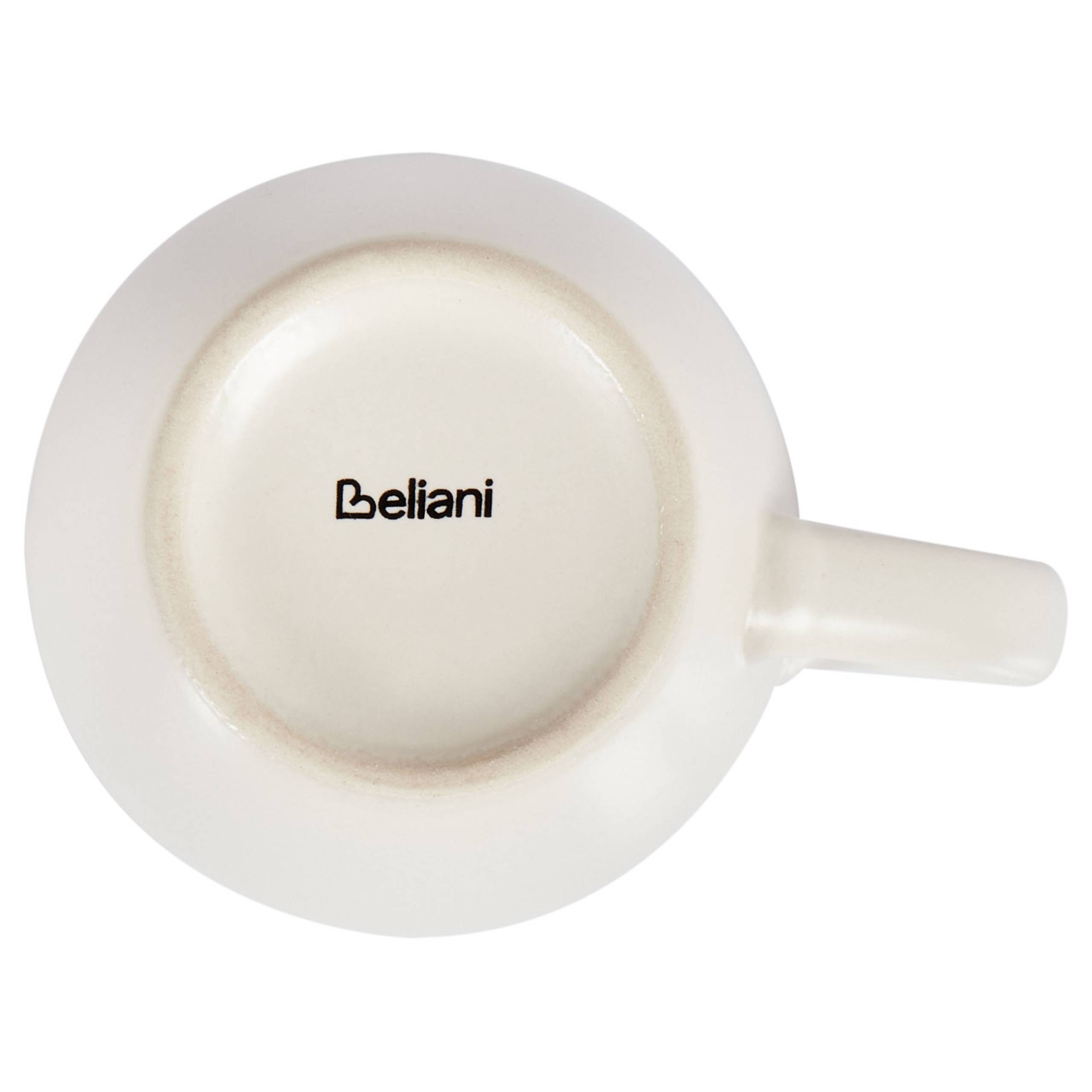 Beliani - Tasses et mugs Grès Blanc cassé CARAWAY - 14x14x2- Beliani - Image 6