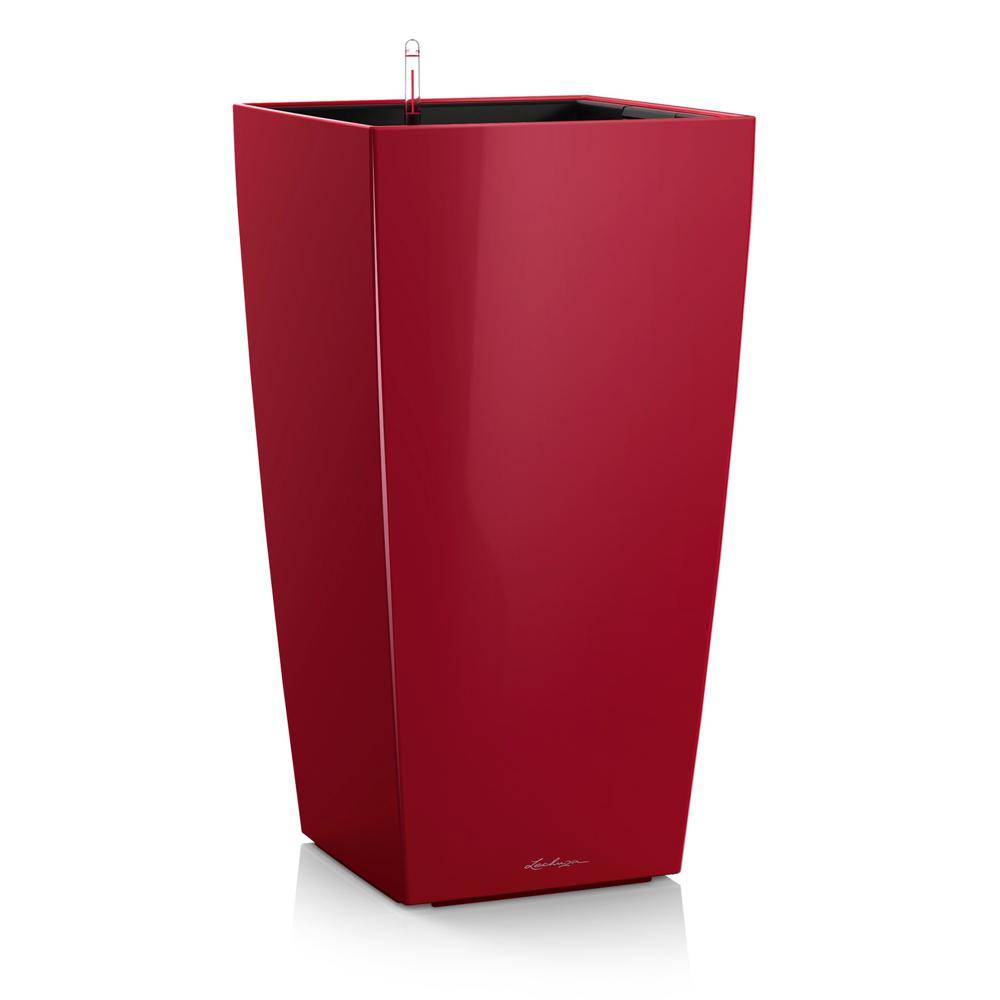 Lechuza - Cubico Premium 22 - kit complet, rouge scarlet brillant 41 cm Lechuza - Imagen 1