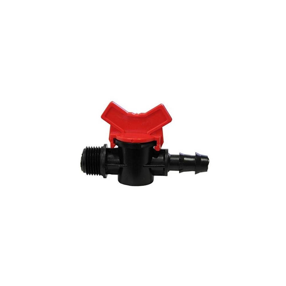 mini vanne ø20 mm et 3/4 pouce - vanne cannelée pour tuyau 20 mm - Imagen 1