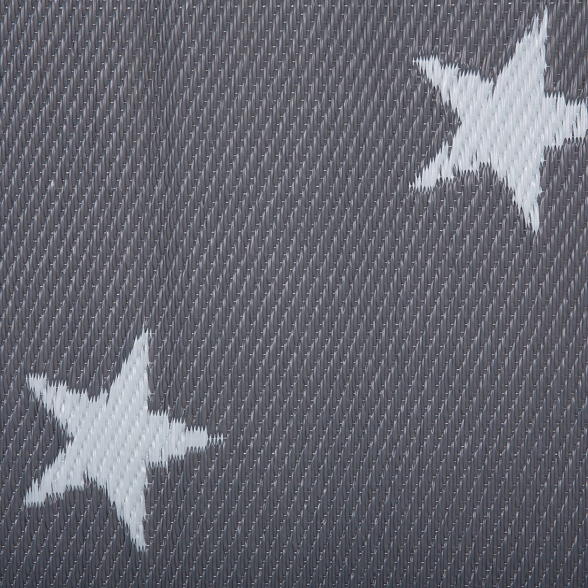 Beliani - Tapis d'Extérieur Gris Foncé en Polypropylène Motif Étoiles pour Terrasse au Style Moderne 120 x 180 cm Beliani - Imagen 6
