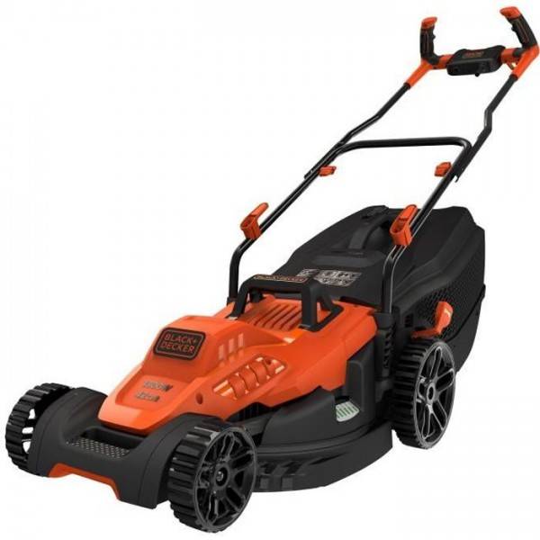 Tondeuse a Gazon BLACK+DECKER   a Gazon Electrique Filaire 1800W BEMW481BH-QS 6 Hauteurs Réglables 20, 30, 40, 50, 60 et 70 mm