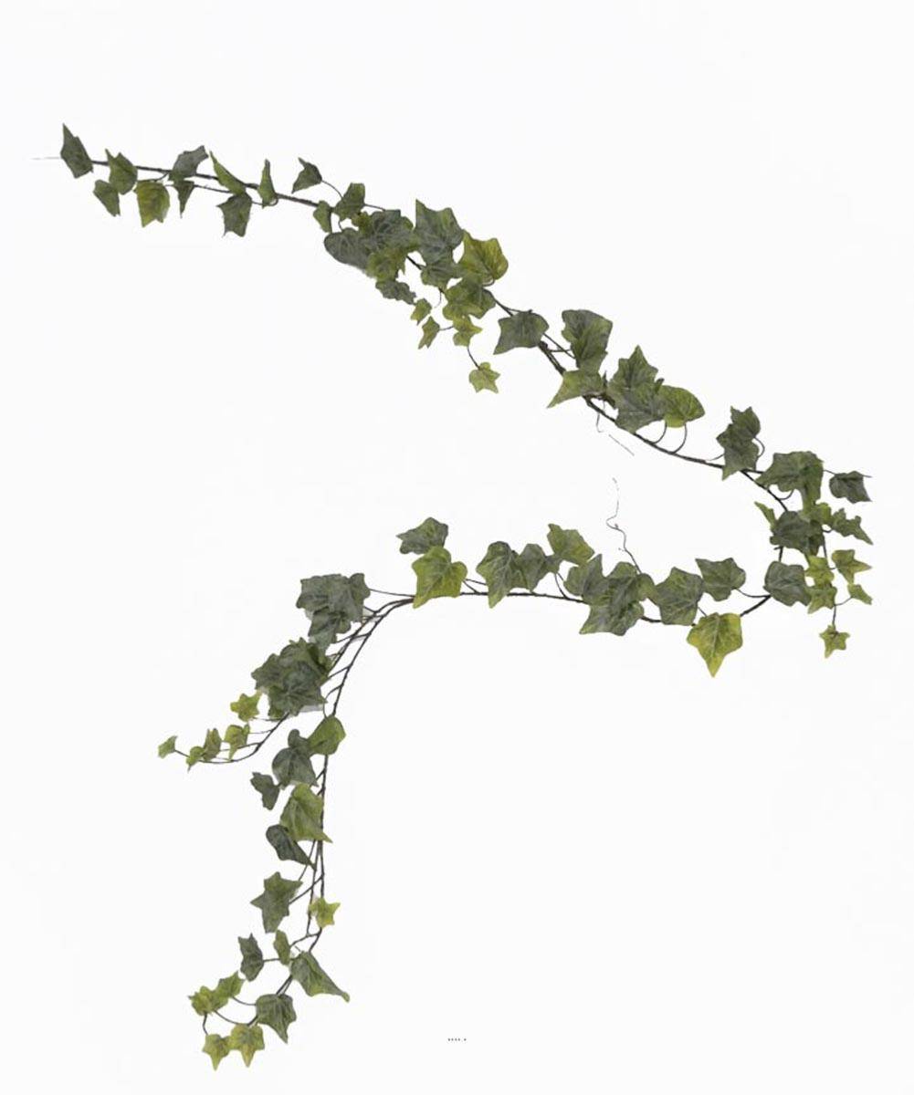 Artificielles - Guirlande de lierre artificiel L180 cm 96 feuilles Froasted - BEST - couleur: Vert-jaune - Imagen 3