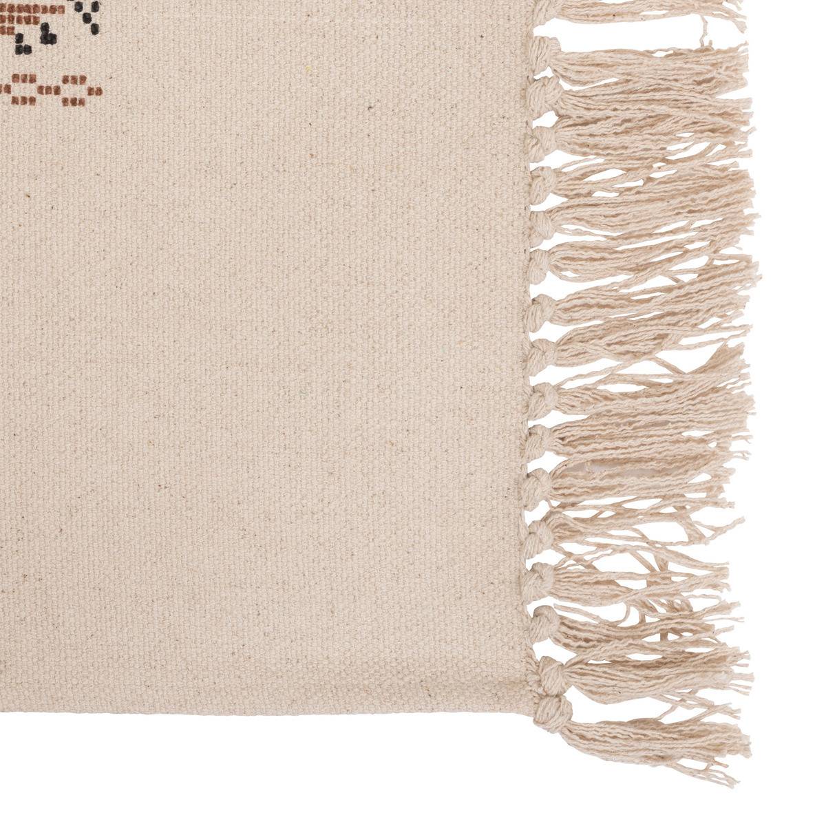 Atmosphera - Tapis de couloir en Coton multicolore avec franges 80 x 200 cm - Imagen 2