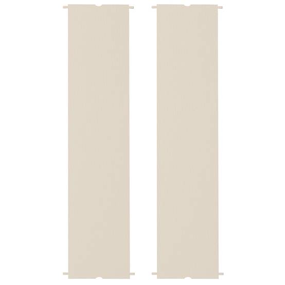 Outsunny - Lot 2 toiles de rechange pergola rétractable 4,9x1,2m protection UV tissu polyester kaki - Outsunny - Image 5