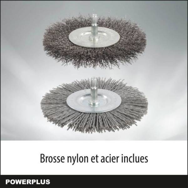 Powerplus Désherbeur Téléscopique Électrique POWXG6650 - Extracteur de Mauvaises Herbes, 400 W, avec Brosse en Nylon et en A - Image 6