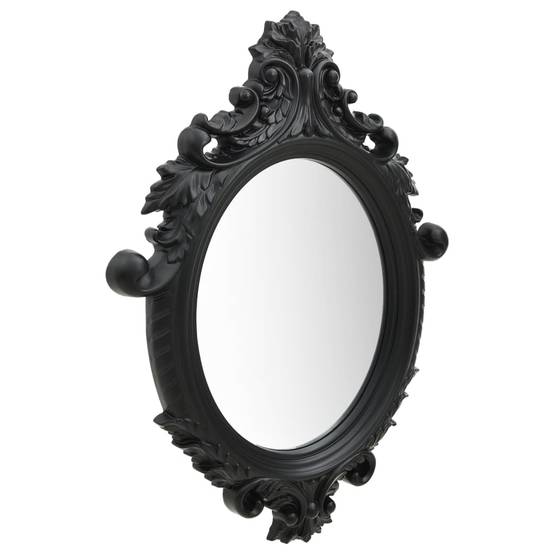 Miroir mural - Miroir décoratif style château 56x76 cm Noir - Image 1