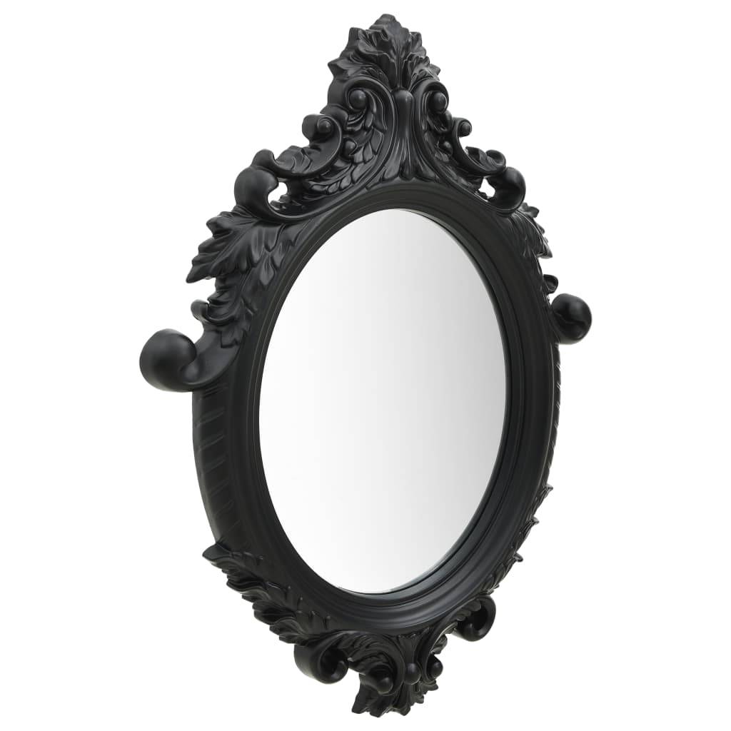 Miroir mural - Miroir décoratif style château 56x76 cm Noir - Image 1