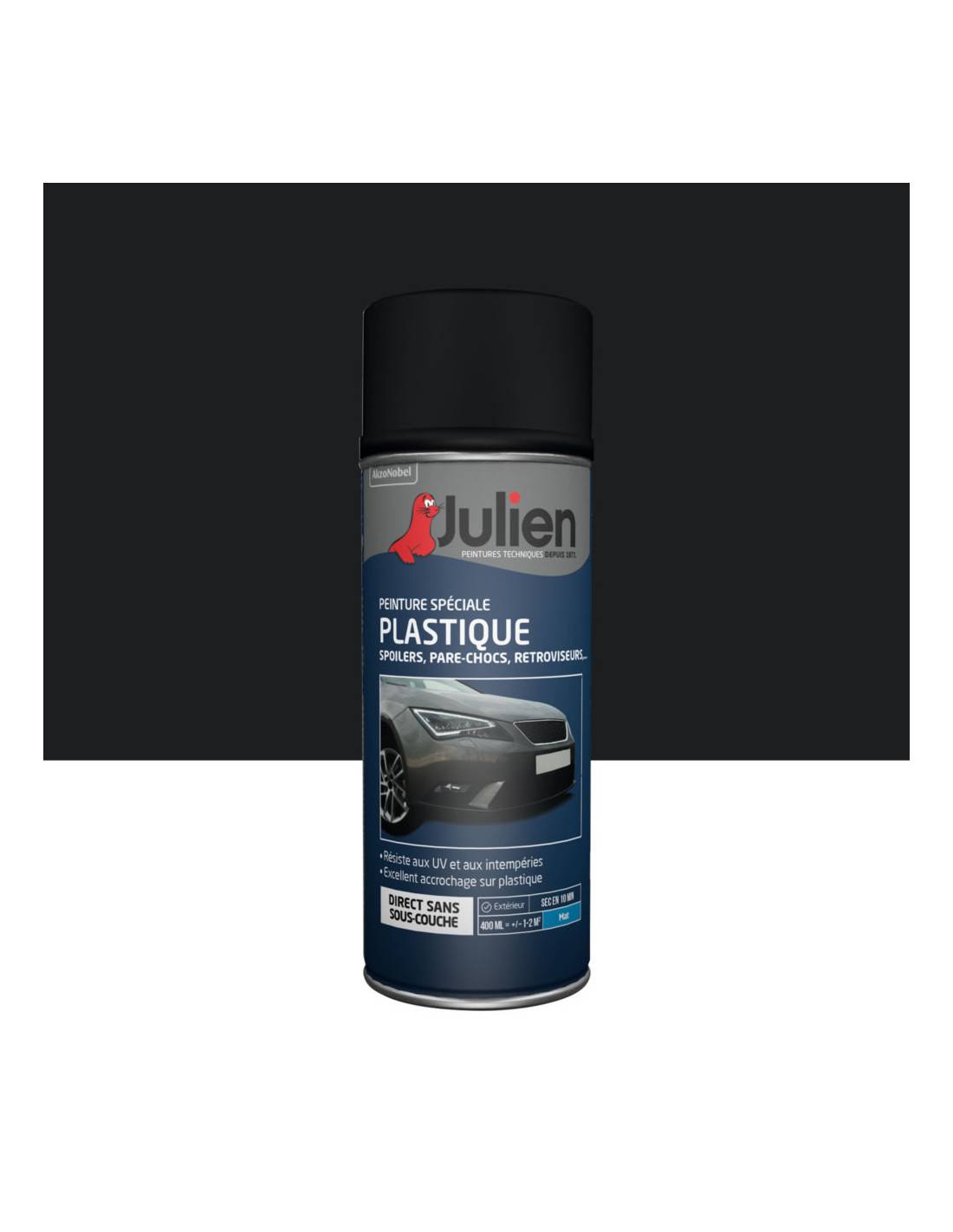 Julien - Julien Spe Plastique Noir Mat 400ml - Julien