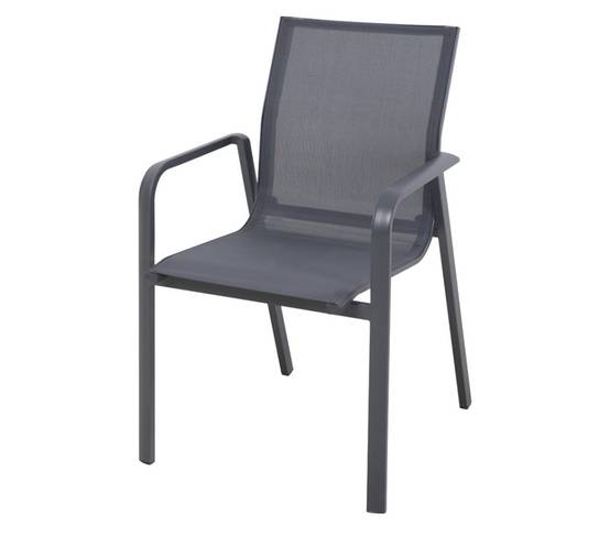 Ensemble table et chaises de jardin 8 places effet bois OLERONY - Image 8