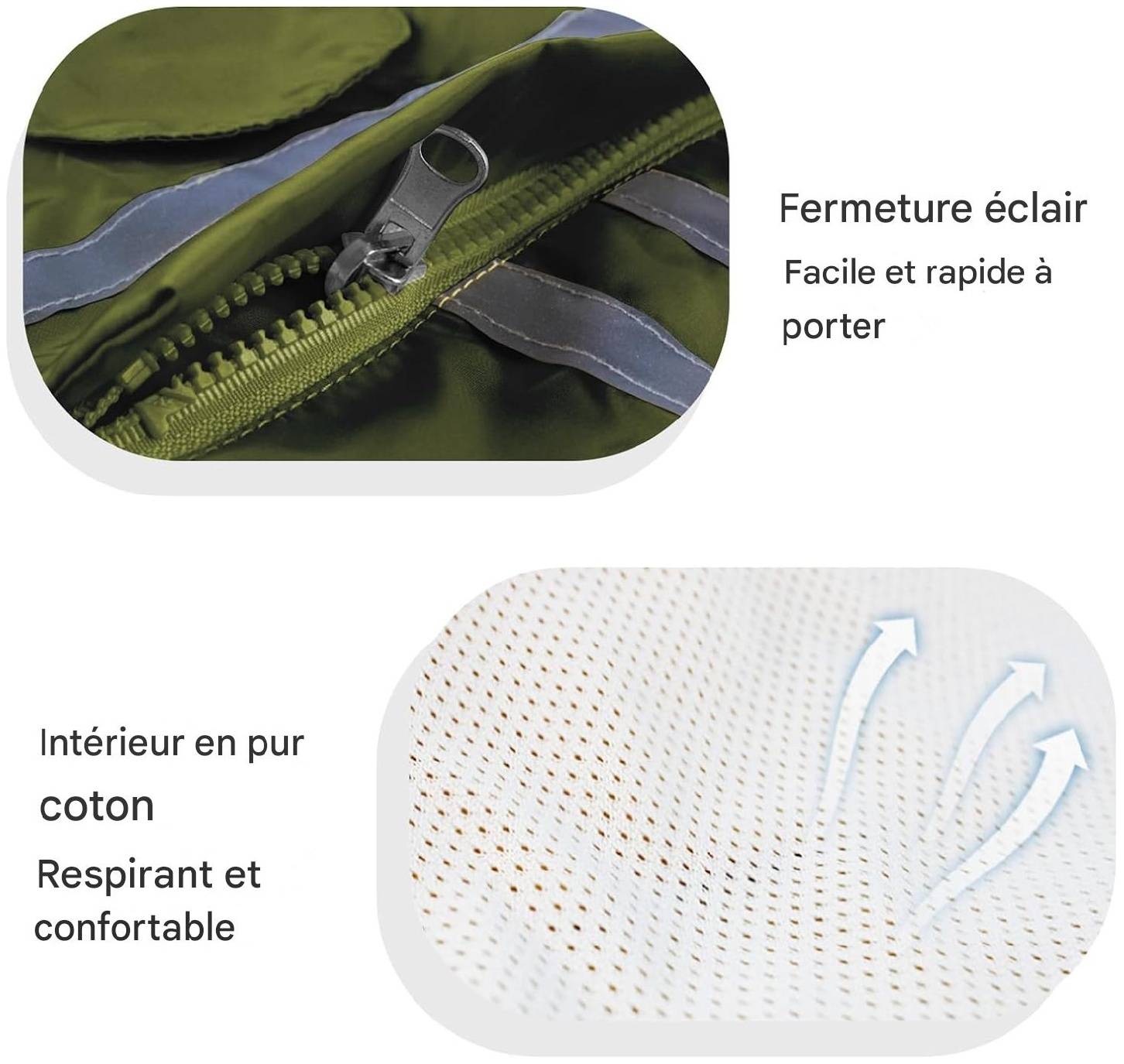 Manteau de pluie imperméable pour chien vert foncé taille M - Lytech - Image 5