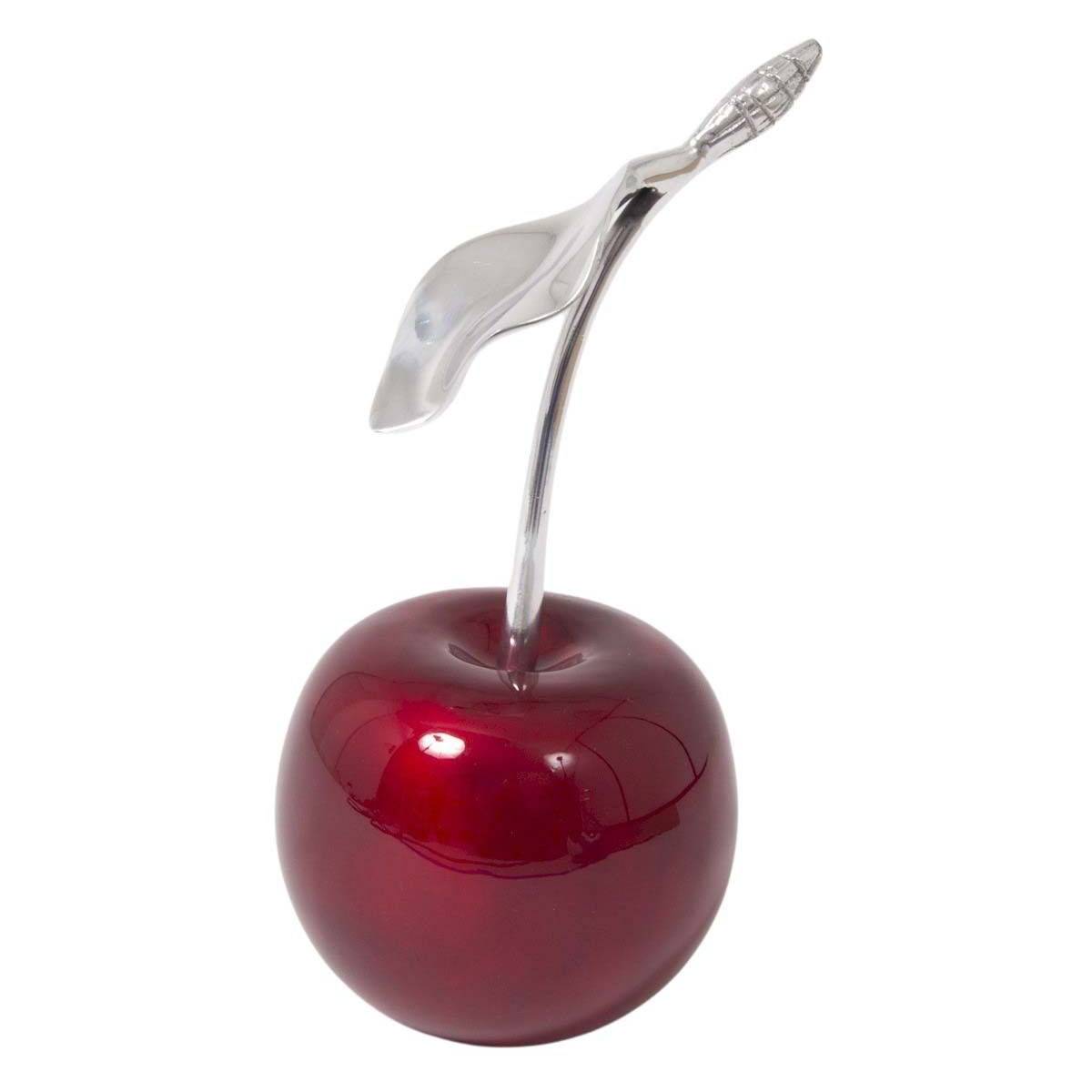 Home Edelweiss - Statuette cerise rouge en aluminium Claire 1 cerise 14 cm - Imagen 1