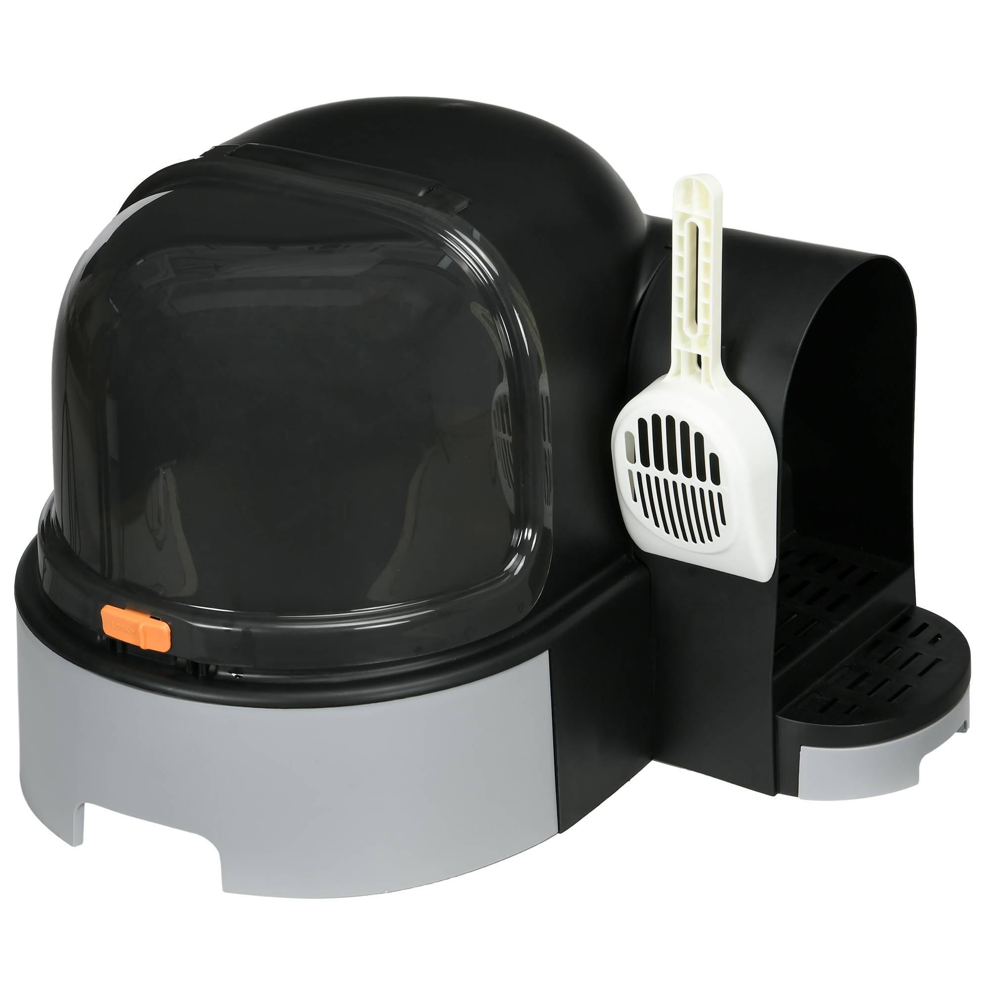 ComfortXL - Maison de toilette PP Pour chats Intimité anti-odeur 60cm Gris foncé - ComfortXL Outdoor Living - Image 1