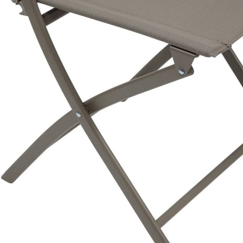 Hesperide - Lot de 4 Chaises de jardin Modula pliables noisette - Hespéride - Image 8