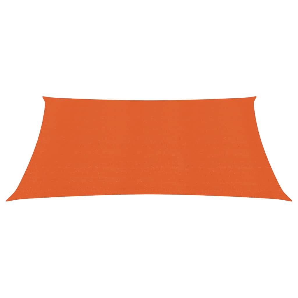 Helloshop26 - Voile toile d'ombrage parasol 160 g/m² 2,5 x 3 m PEHD orange - Imagen 1